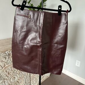 Calvin Klein Rich Burgundy Mini Skirt